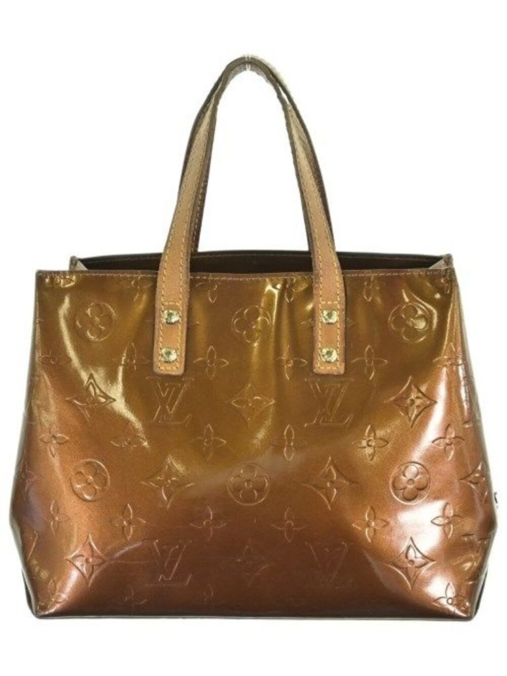 Louis Vuitton Vernis Reade PM Handbag Brown
